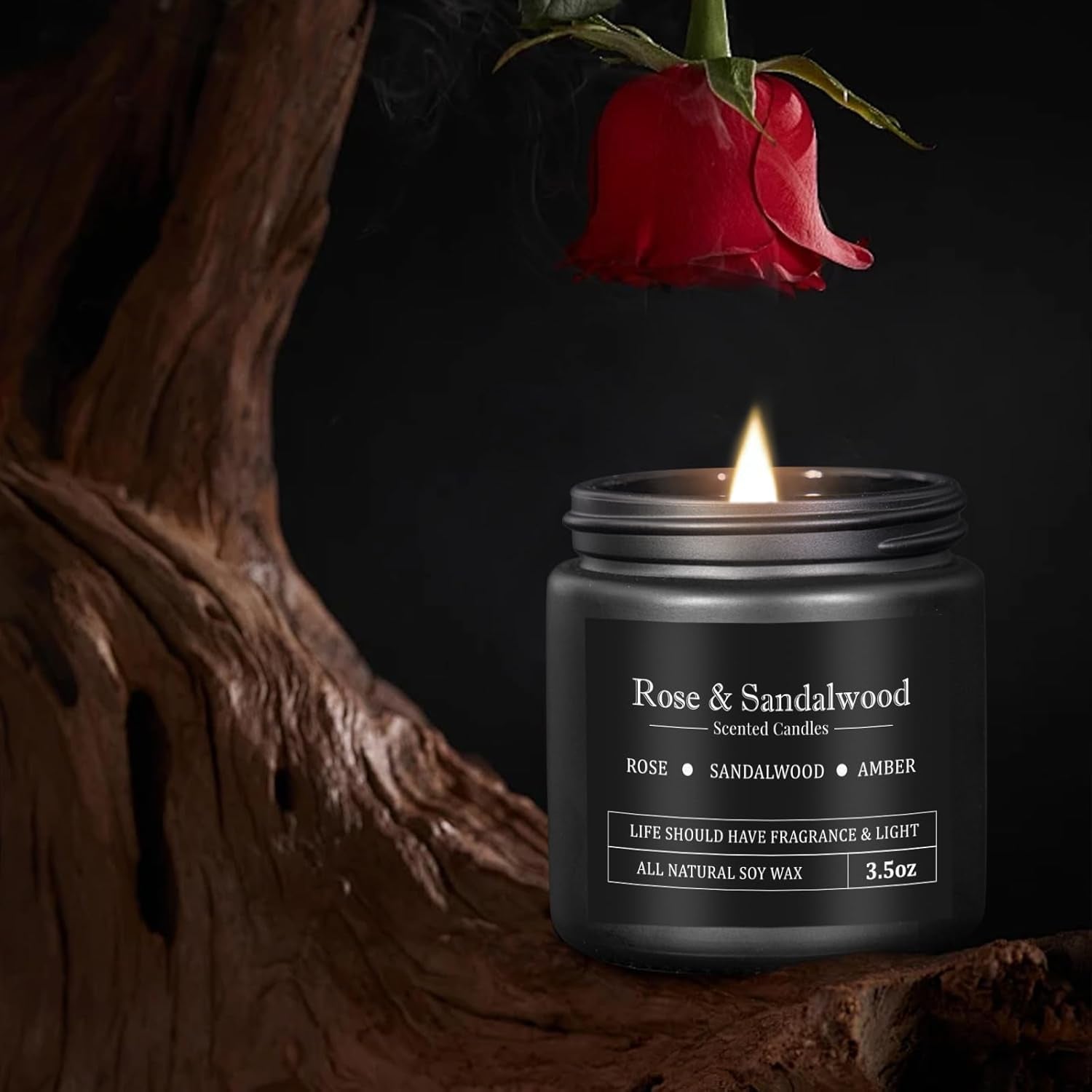 8 Pack Scented Candles for Men, Masculine Candle Gift Set with Smoky & Woody Scents, Soy Wax Aromatherapy Candles for Home, Birthday Gift for Him, Boyfriend, Spring Candles