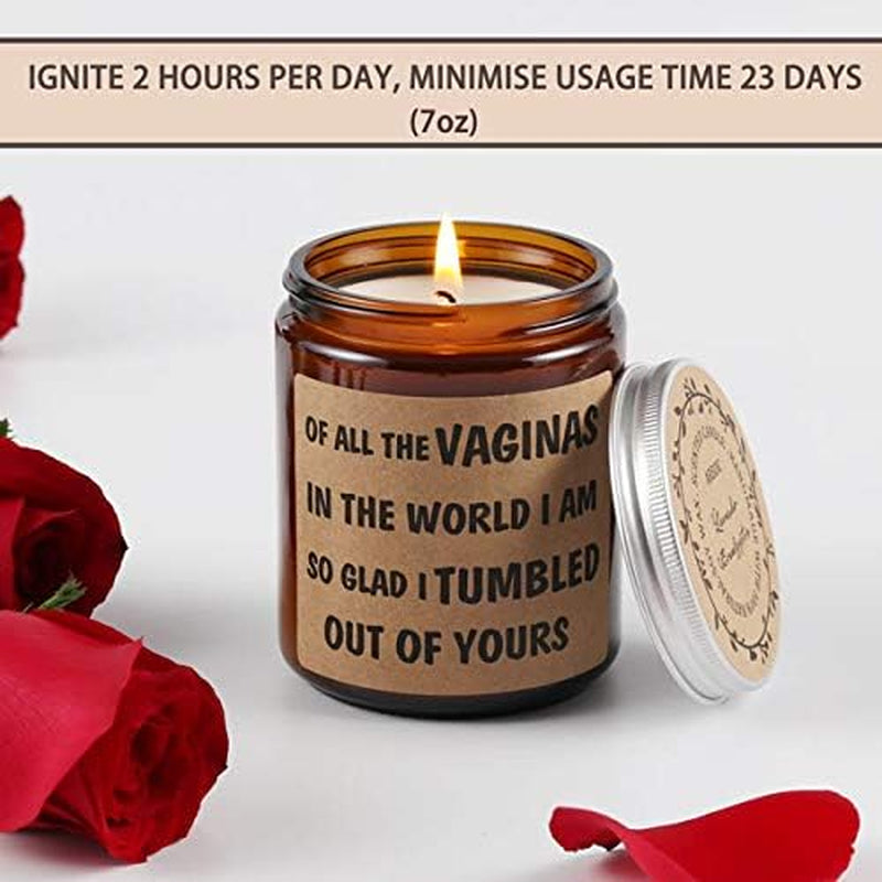 Lavender Scented Soy Candles for Mom, Funny Mom Gift Ideas for Mothers Day & Birthday