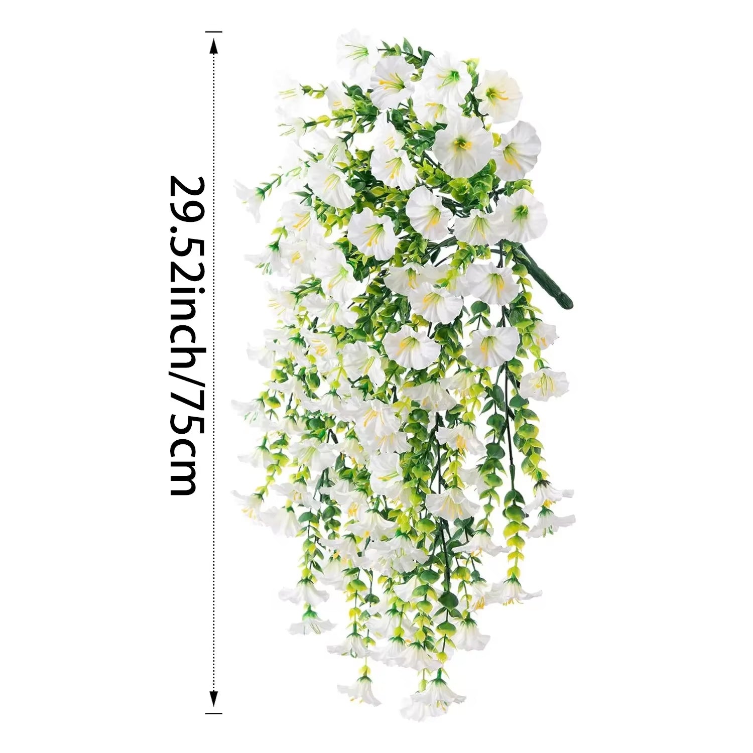 Artificial Flower New Artificial Hanging Flowers and Plants Easter Decoration 2025 Uv-Resistant and Realistic Room Decor Wedding