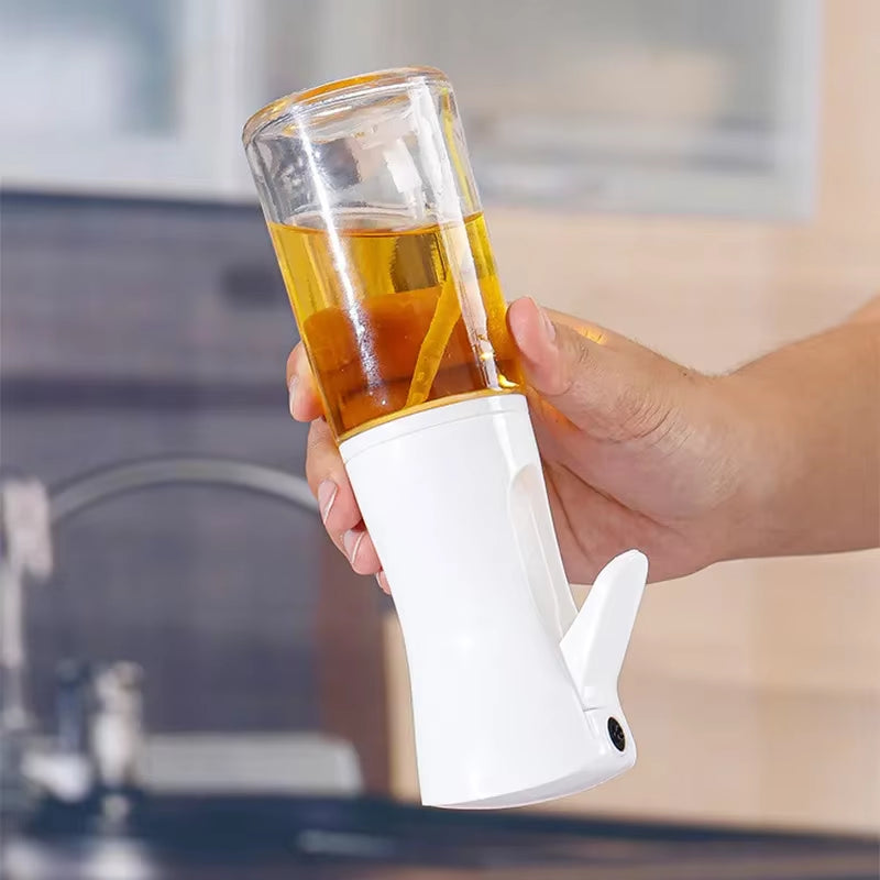 1Pc 200Ml/300Ml Oil Spray Bottle Kitchen Cooking Olive Oil Dispenser Camping BBQ Baking Vinegar Soy Sauce Sprayer Containers