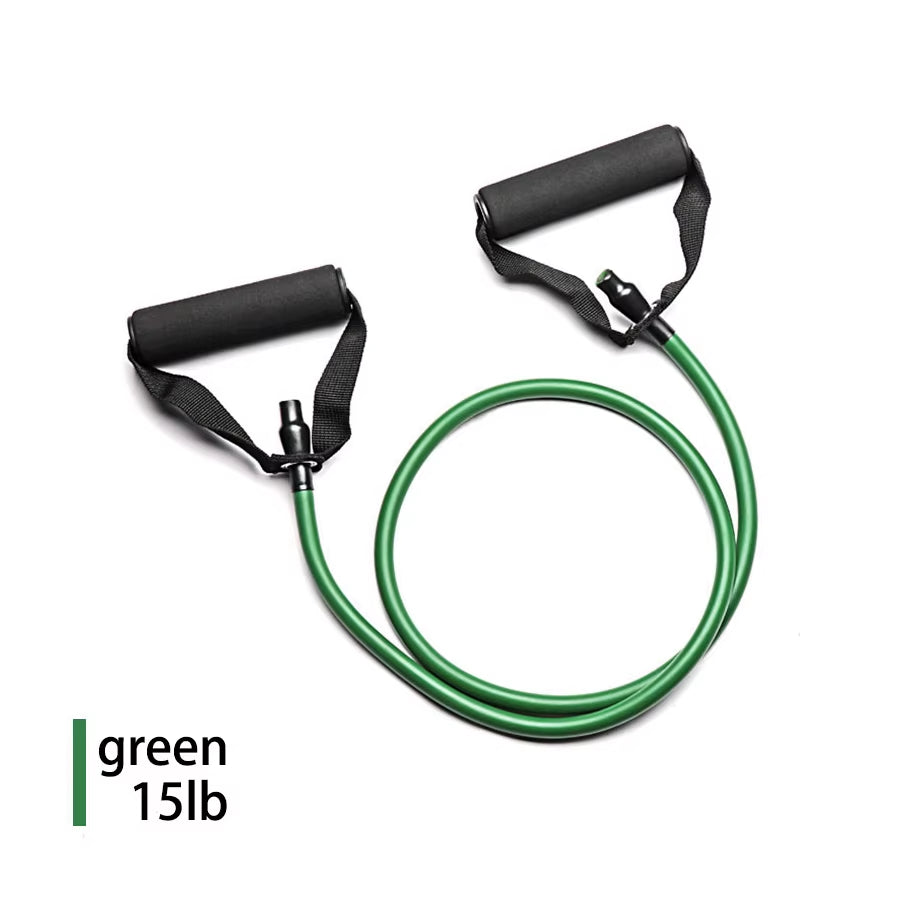 5 Levels Pull Rope Fitness Elastic Bands Resistance Bands with Handles Training Exercise Tube Band Workouts Strength Equipment