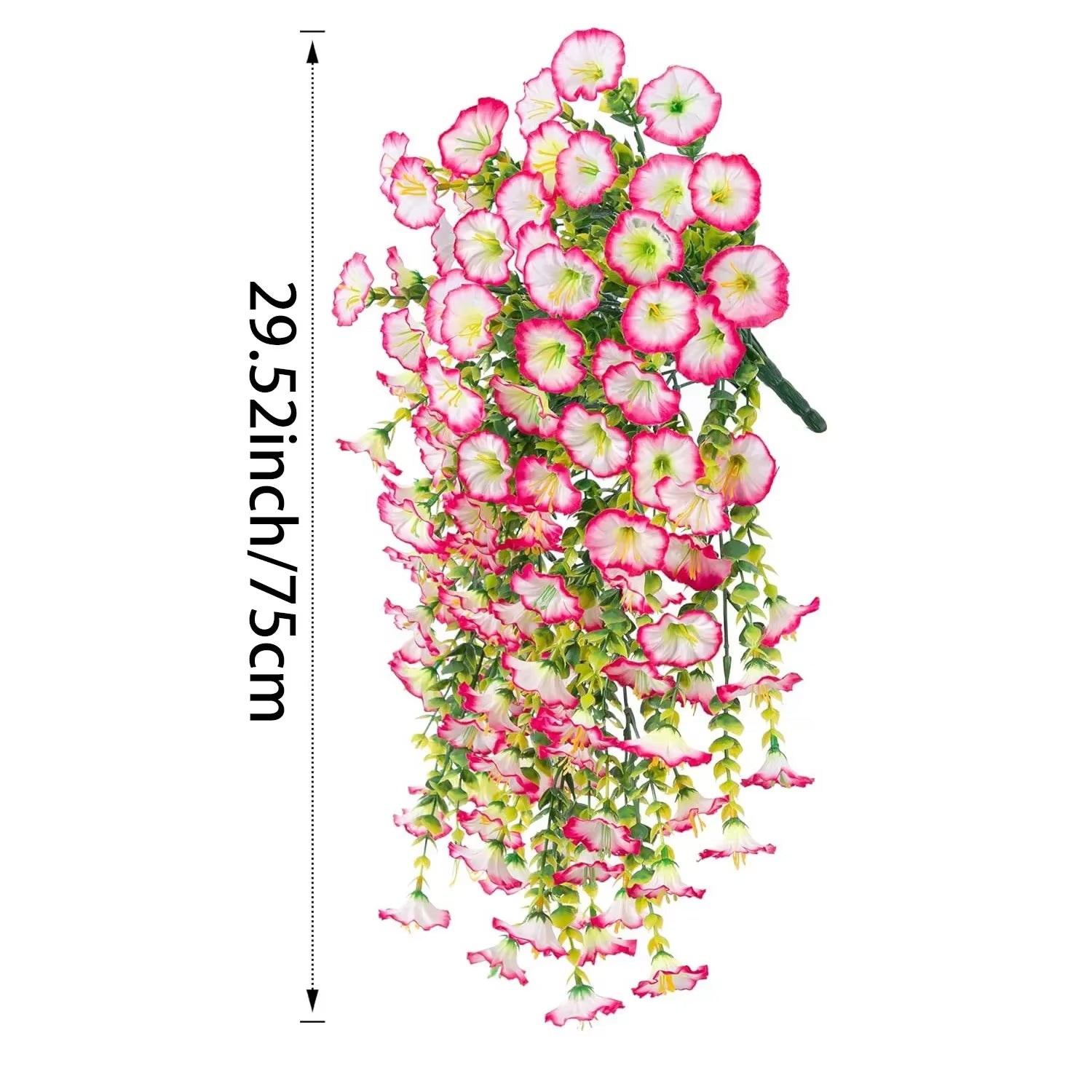 Artificial Flower New Artificial Hanging Flowers and Plants Easter Decoration 2025 Uv-Resistant and Realistic Room Decor Wedding