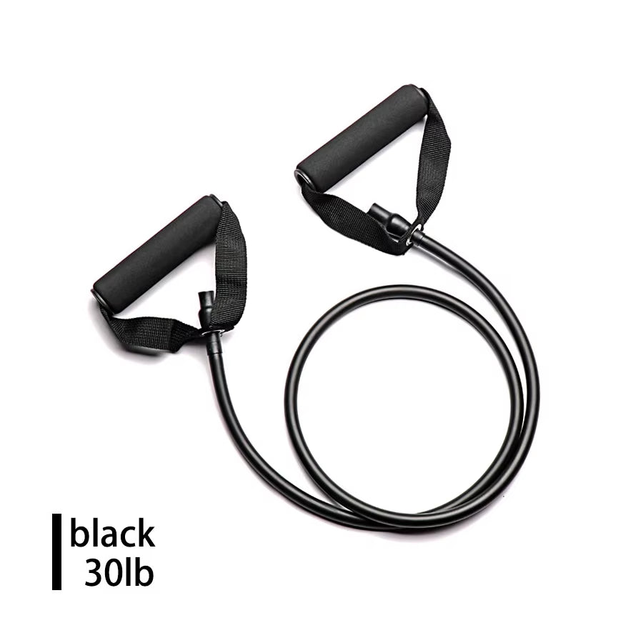 5 Levels Pull Rope Fitness Elastic Bands Resistance Bands with Handles Training Exercise Tube Band Workouts Strength Equipment