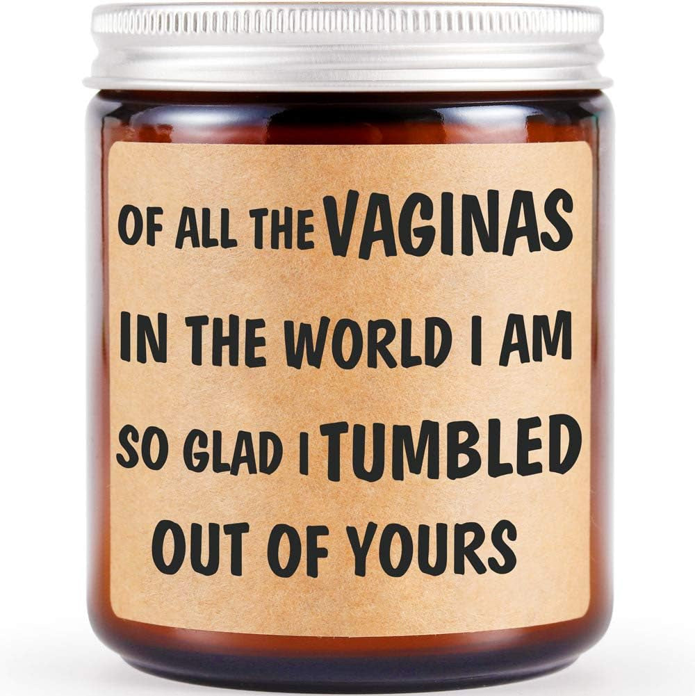 Lavender Scented Soy Candles for Mom, Funny Mom Gift Ideas for Mothers Day & Birthday