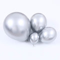100Pcs Metallic Silver Latex Balloons Various Sizes Chrome Balloon 18/12/10/5 Inch Helium Balloon Perfect for Birthday Valentines Baby Shower Bridal Shower Wedding Anniversary Balloons
