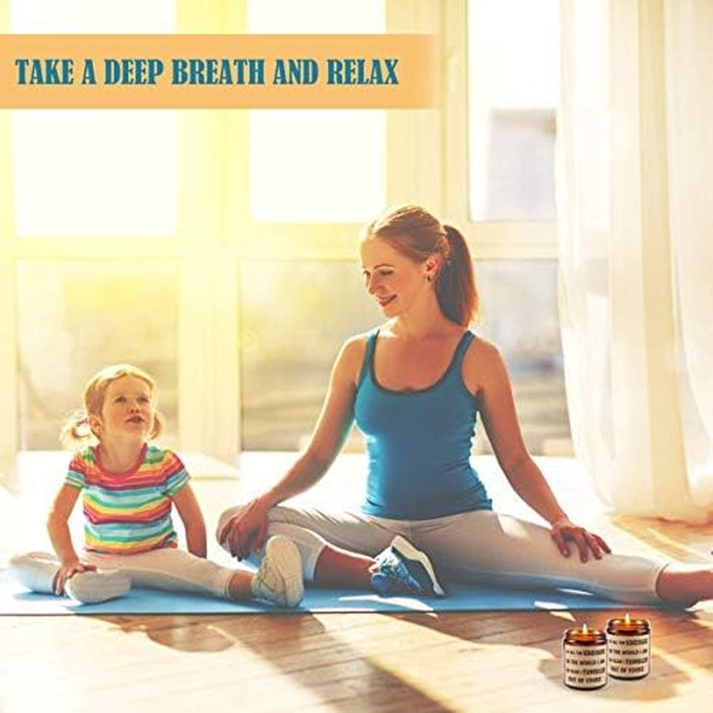 Lavender Scented Soy Candles for Mom, Funny Mom Gift Ideas for Mothers Day & Birthday