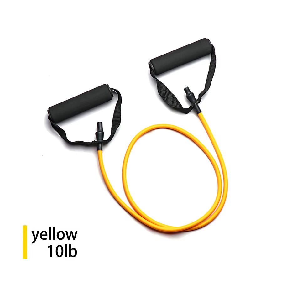 5 Levels Pull Rope Fitness Elastic Bands Resistance Bands with Handles Training Exercise Tube Band Workouts Strength Equipment